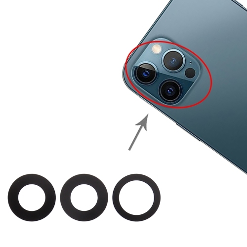 BACK CAMERA LENS iPhone 12 Pro Max (3 Pcs / Set)