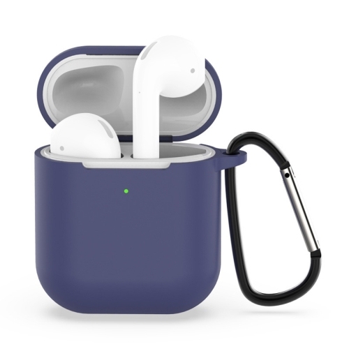 Wireless Earphones Shockproof Silicone Protective Husa Apple AirPods 1 / 2 (Blue)