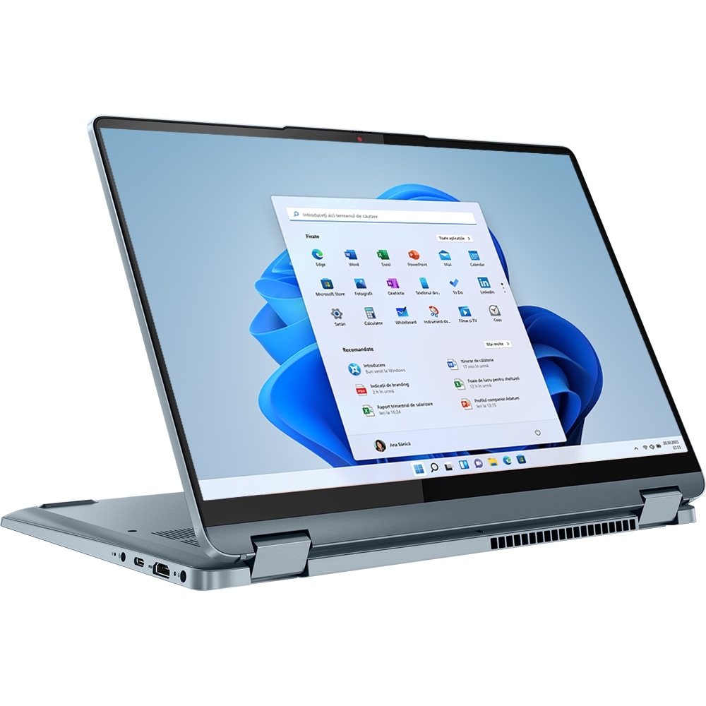 LENOVO IdeaPad Flex 5 14ABR8, AMD Ryzen 5 5625U pana la 4.3GHz, 14' WUXGA Touch, 8GB, 512GB, AMD Rad