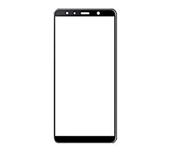 OUTER GLASS LCD SAMSUNG A7 (2018) / A750 BLACK WITH OCA