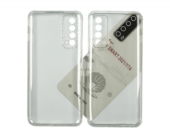 Чехол силиконовый KST для Huawei P Smart 2021/ Y7A Прозрачный