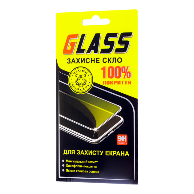 Защитное стекло для Realme 8/8 Pro Full Glue (0.3 мм, 2.5D, чёрное)
