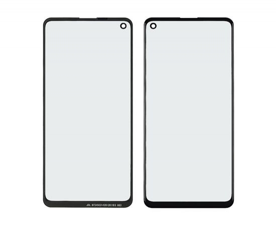 OUTER GLASS LCD SAMSUNG A21S / A217 BLACK WITH OCA