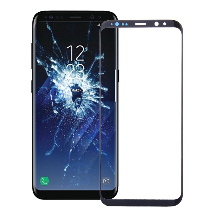 OUTER GLASS LCD SAMSUNG S8 Plus / G955 BLACK WITH OCA