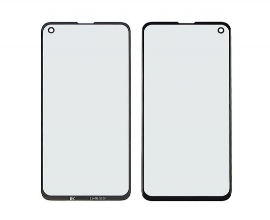 OUTER GLASS LCD SAMSUNG S10E / G970 BLACK WITH OCA