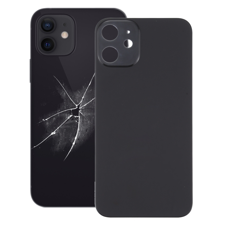 BATTERY COVER iPhone 12 Mini (Black) (Large Camera Hole)