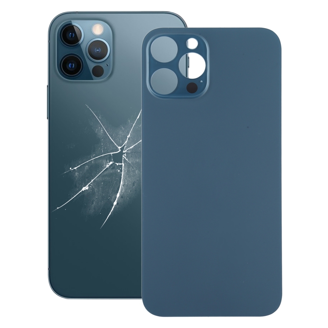 BATTERY COVER iPhone 12 Pro (Pacific Blue) (Large Camera Hole)