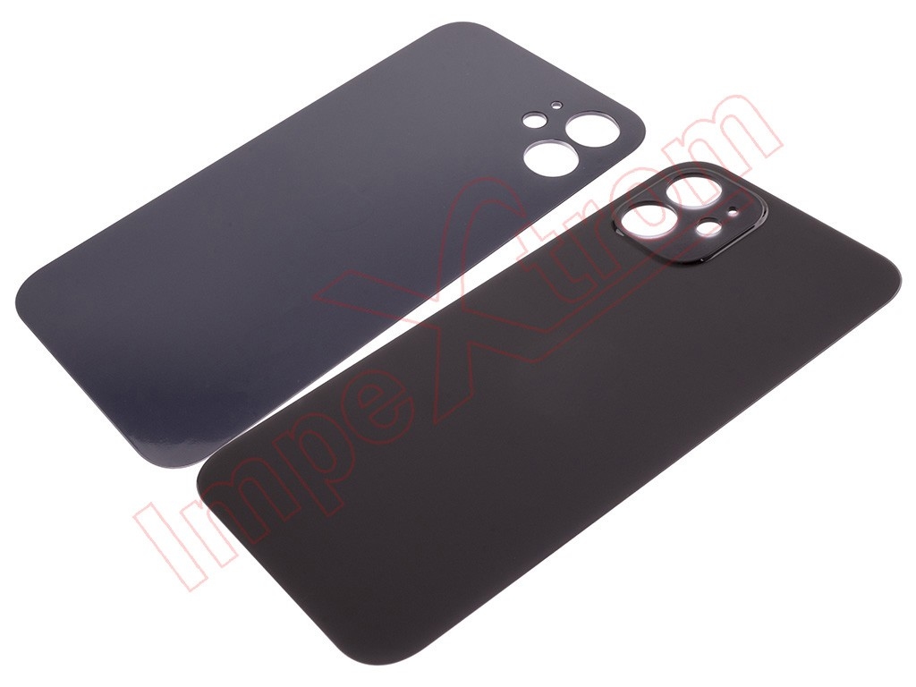 BATTERY COVER iPhone 12 (Black) (Large Camera Hole)