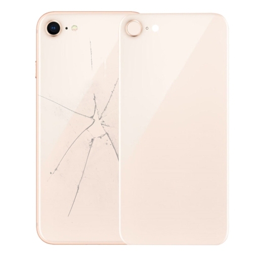 BATTERY COVER iPhone 8 (Gold) (Large Camera Hole)