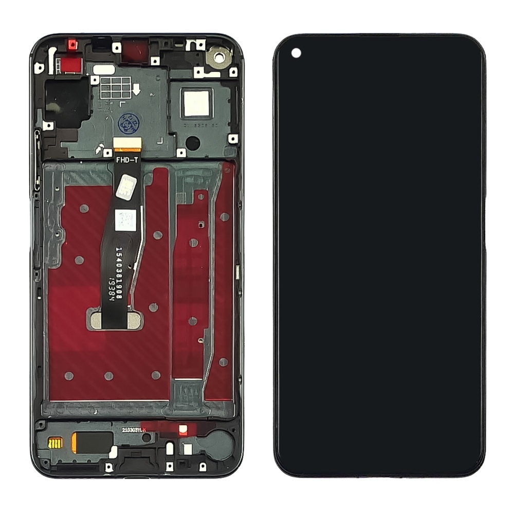LCD HUAWEI HONOR 20 / NOVA 5T BLACK WITH FRAME AA