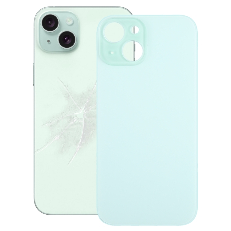 BATTERY COVER iPhone 15 (Green) (Large Camera Hole)