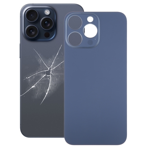 BATTERY COVER iPhone 15 Pro (Blue Titanium) (Large Camera Hole) Original