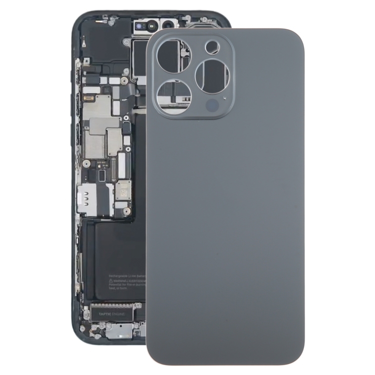 BATTERY COVER iPhone 15 Pro Max (Black Titanium) (Large Camera Hole) Original