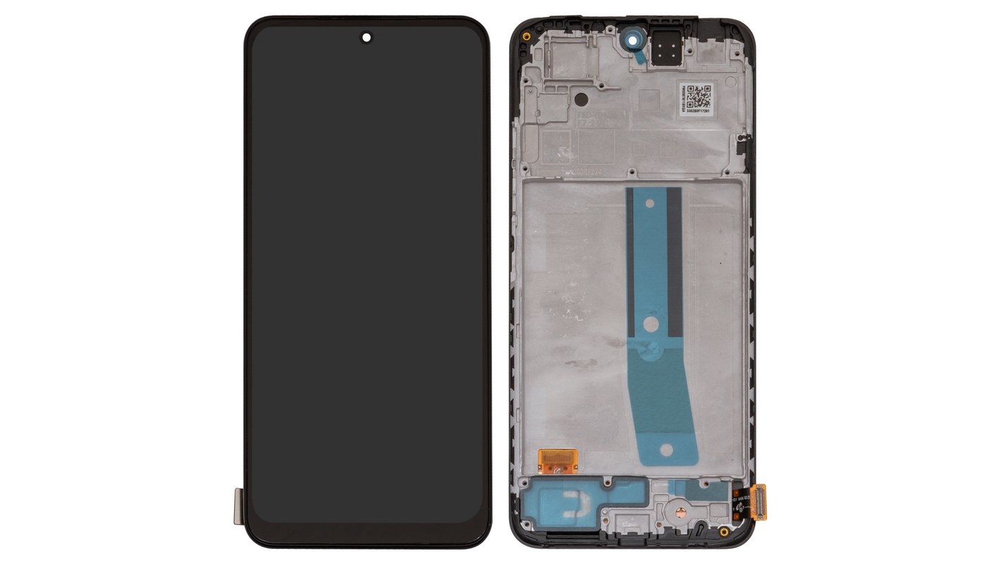 LCD XIAOMI REDMI NOTE 11S BLACK WITH FRAME OLED
