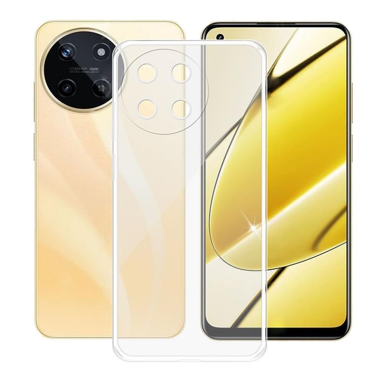 Чехол силиконовый KST для Realme 11 прозрачный