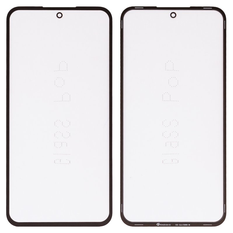OUTER GLASS LCD SAMSUNG A35 / A356 BLACK WITH OCA