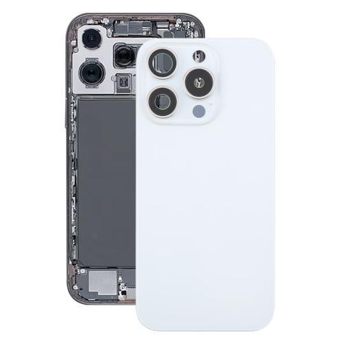 BATTERY COVER iPhone 16 Pro Max (White Titanium) Camera Lens and Magsafe Ring