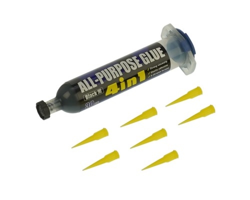 Клей полиуретановый Mechanic G7, черный, 30ml, в шприце, быстросохнущий