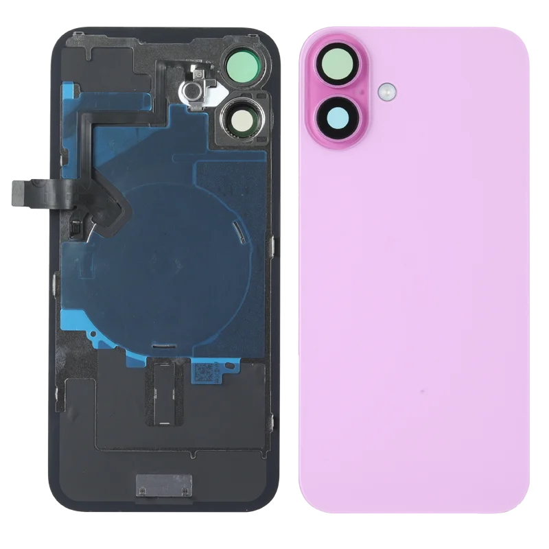 BATTERY COVER iPhone 16 (Pink) Camera Lens and Magsafe Ring