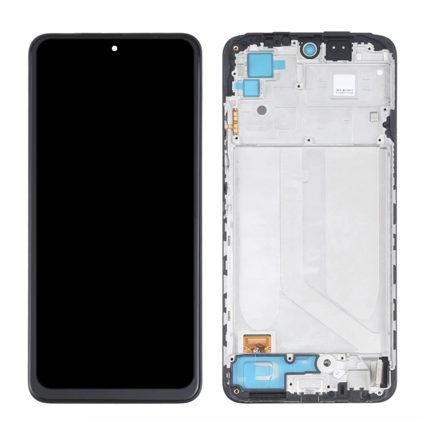 LCD XIAOMI REDMI NOTE 10 4G / 10S BLACK WITH FRAME IPS