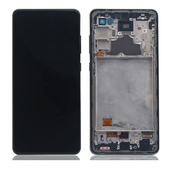 LCD SAMSUNG A72 (4G) / A725 / A72 (5G) / A726 BLACK WITH FRAME OLED