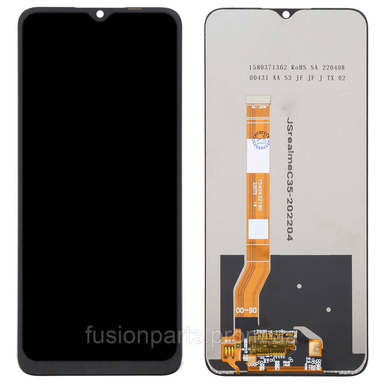 LCD OPPO A17, A57, A57s BLACK Original (Service packing)