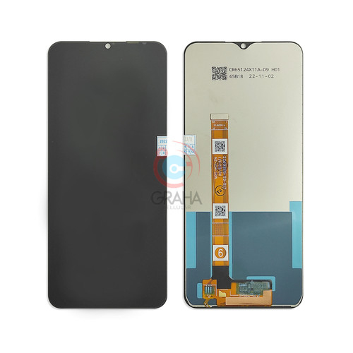 LCD OPPO A31 / A9 / A5 / A8 / Realme C3 BLACK Original (Service packing)