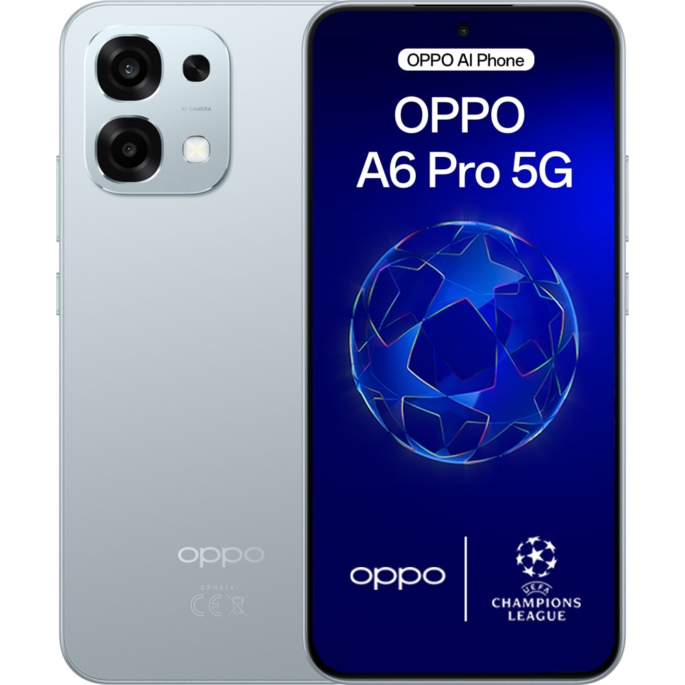 OPPO A6 Pro 5G, 256GB, 8GB RAM, Dual SIM, Lunar Titanium