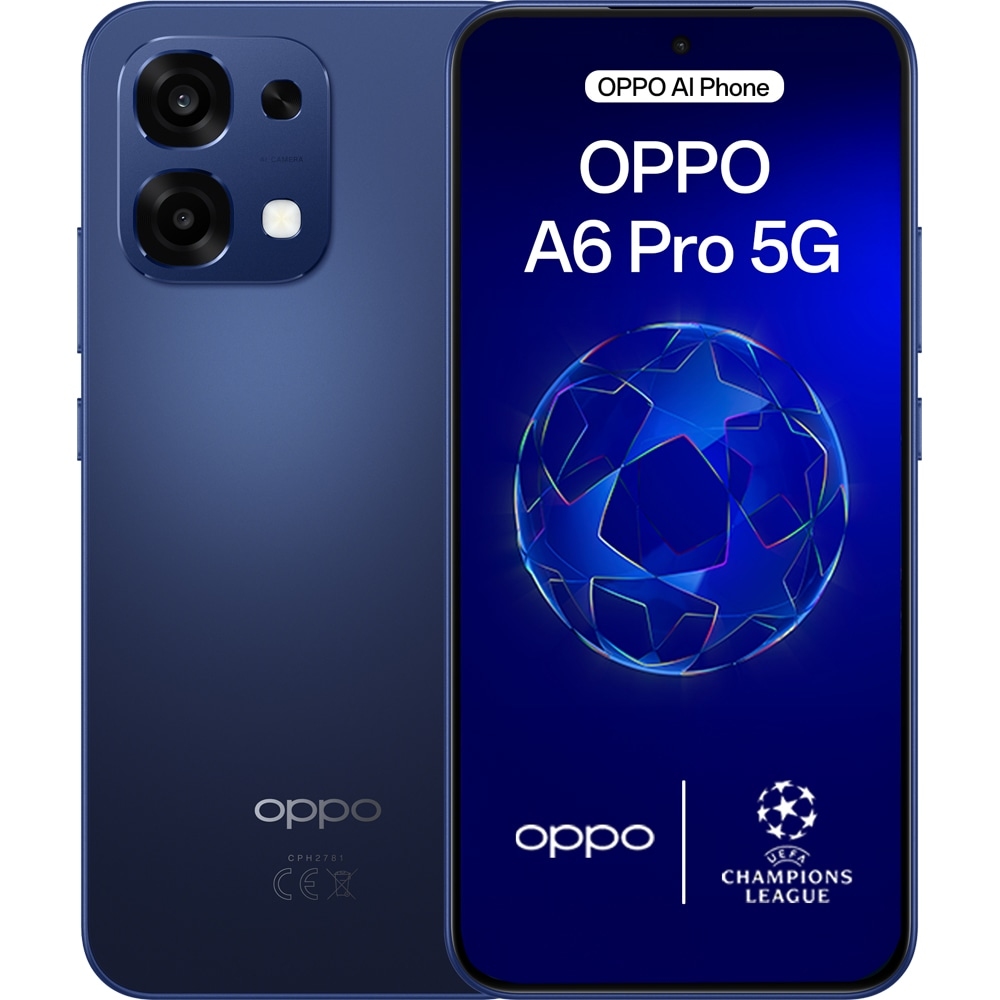 OPPO A6 Pro 5G, 256GB, 8GB RAM, Dual SIM, Stellar Black
