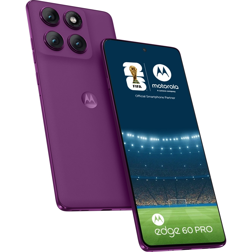 MOTOROLA Edge 60 Pro 5G, 256GB, 8GB RAM, Dual SIM, Sparkling Grape