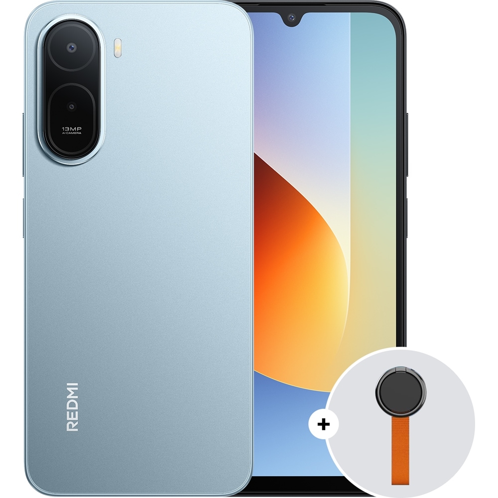 XIAOMI Redmi A7 Pro, 128GB, 4GB RAM, Dual SIM, Blue + Woven Strap Ring Stand