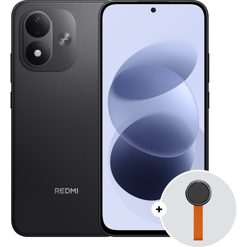 XIAOMI Redmi Note 17, 256GB, 6GB RAM, Dual SIM, Black + Woven Strap Ring Stand