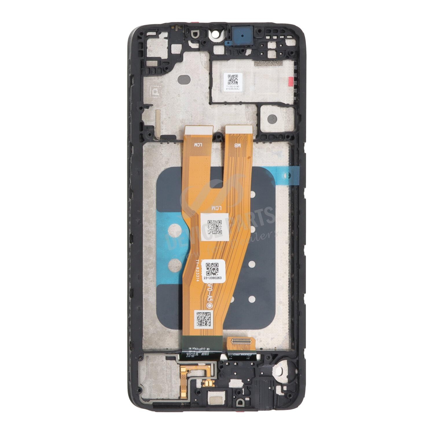 LCD SAMSUNG A05 / A055 BLACK WITH FRAME (Original Packing)