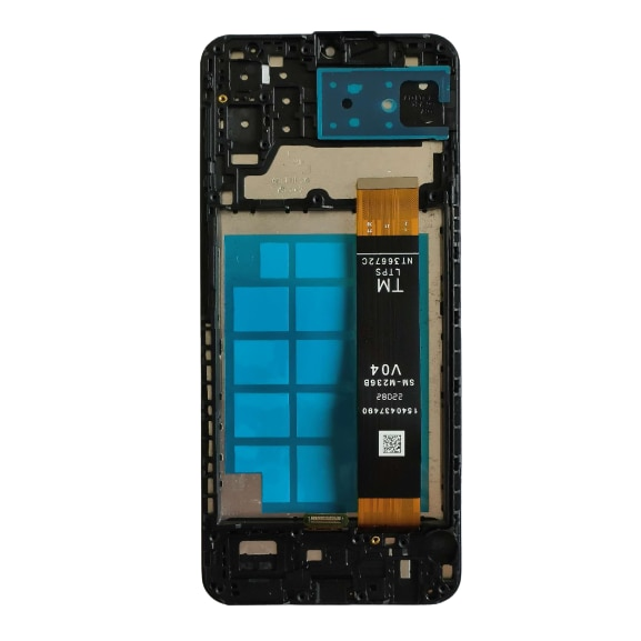 LCD SAMSUNG A13 4G / A135 / A137 BLACK WITH FRAME Original (Service packing)