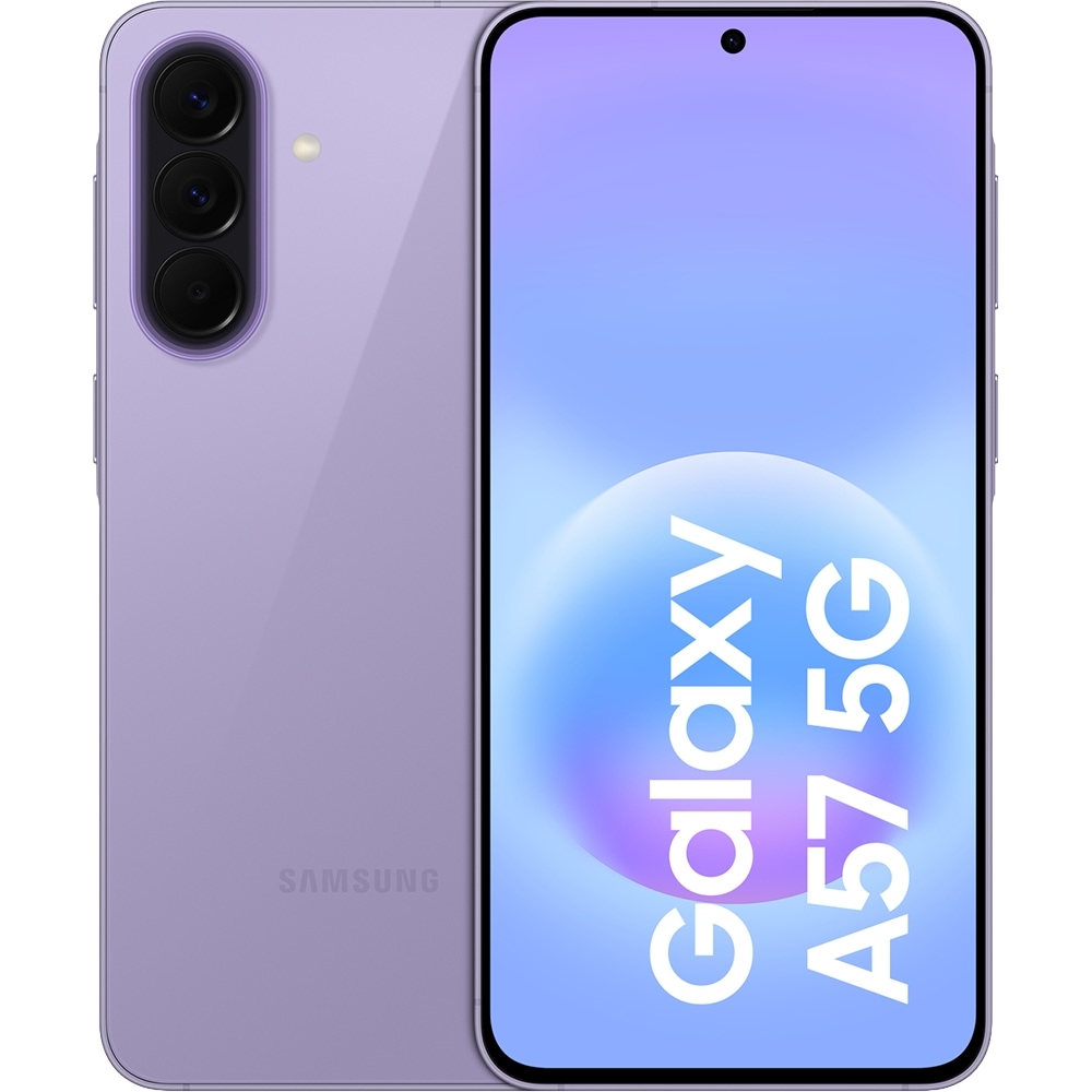 SAMSUNG Galaxy A57 5G, 256GB, 8GB RAM, Dual SIM, Awesome Liliac