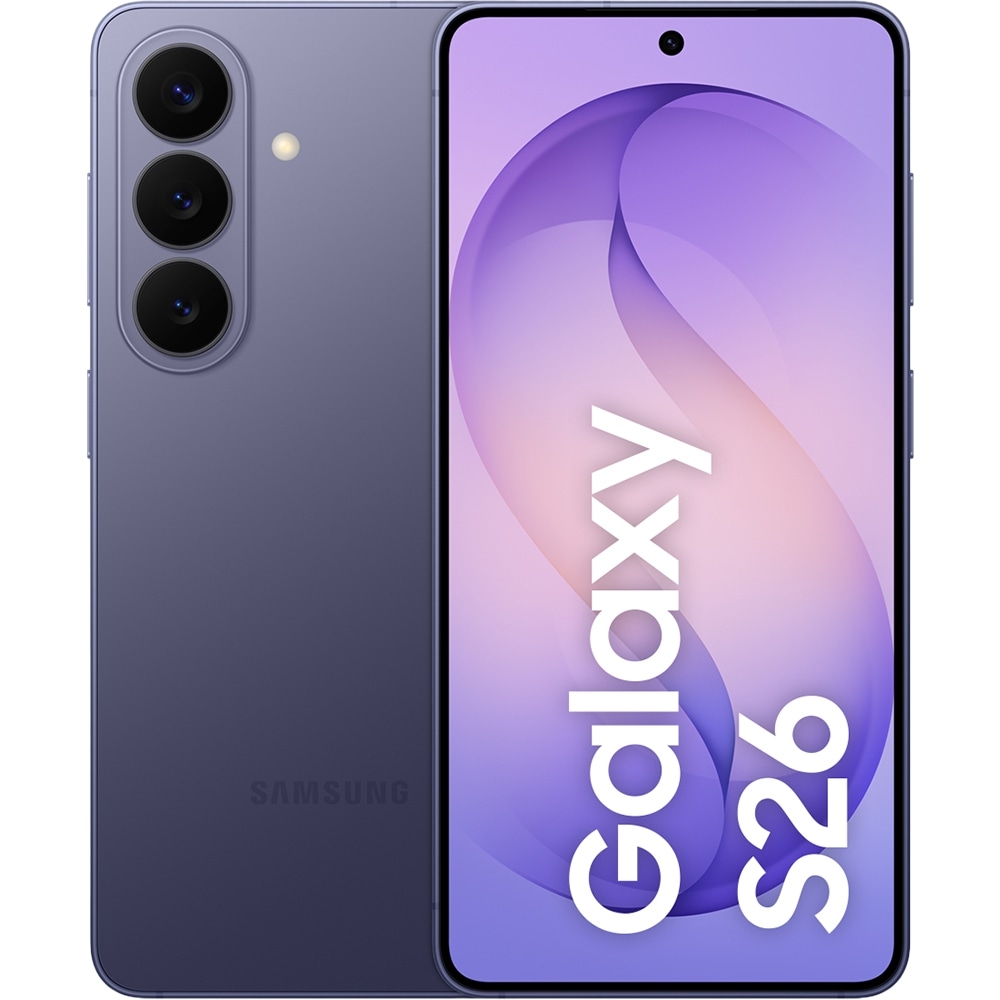 SAMSUNG Galaxy S26 5G, 256GB, 12GB RAM, Dual SIM, Cobalt Violet