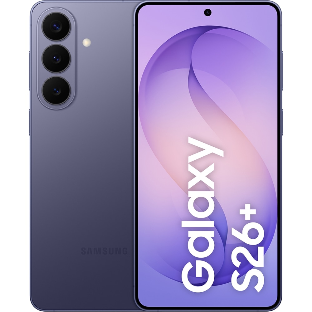 SAMSUNG Galaxy S26+ 5G, 256GB, 12GB RAM, Dual SIM, Cobalt Violet