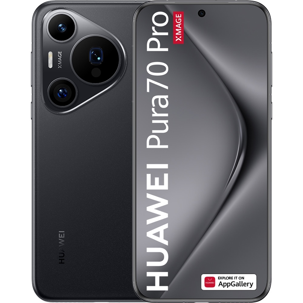 HUAWEI Pura 70 Pro, 512GB, 12GB RAM, Dual SIM, Black