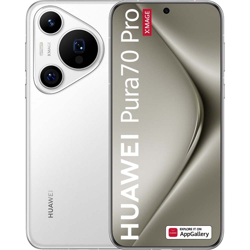 HUAWEI Pura 70 Pro, 512GB, 12GB RAM, Dual SIM, White