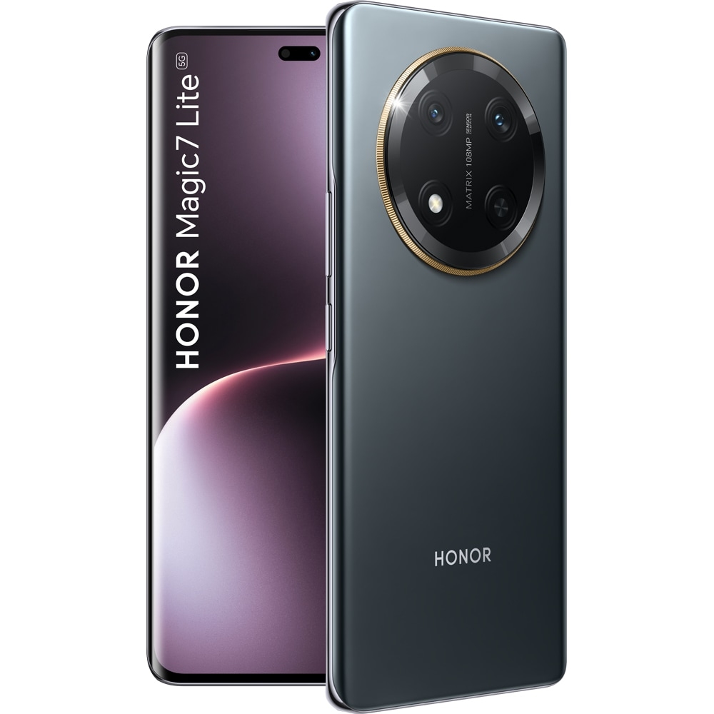 HONOR Magic 7 Lite, 256GB, 8GB RAM, Dual SIM, Titanium Black