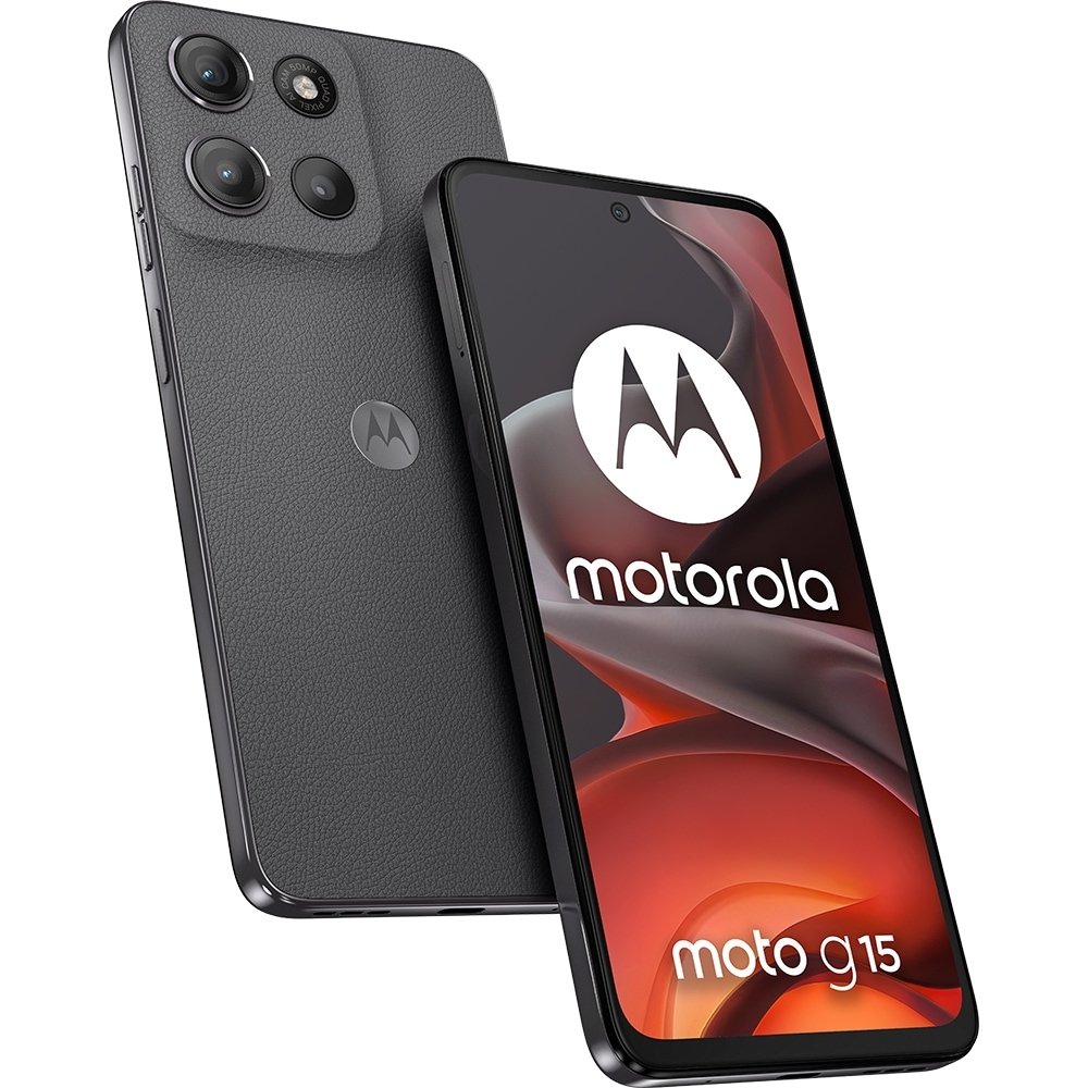MOTOROLA Moto G15, 128GB, 8GB RAM, Dual SIM, Gravity Grey