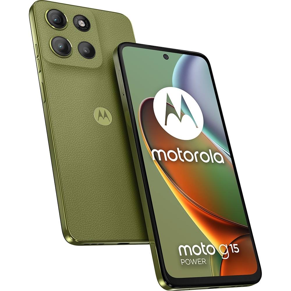 MOTOROLA Moto G15 Power, 256GB, 8GB RAM, Dual-Sim, Iguana Green