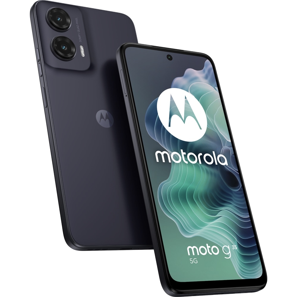 MOTOROLA Moto G35 5G, 128GB, 8GB RAM, Dual SIM, Midnight Black