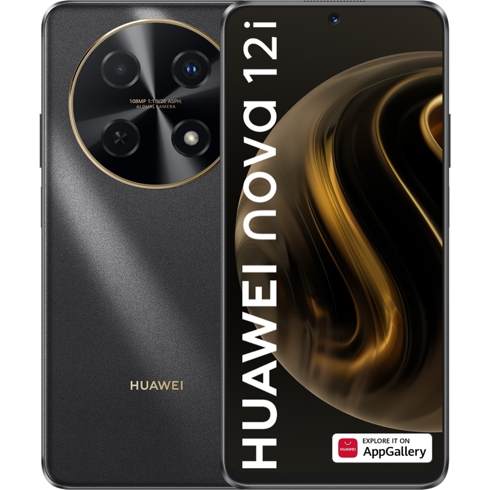 HUAWEI nova 12i, 128GB, 8GB RAM, Dual SIM, Black