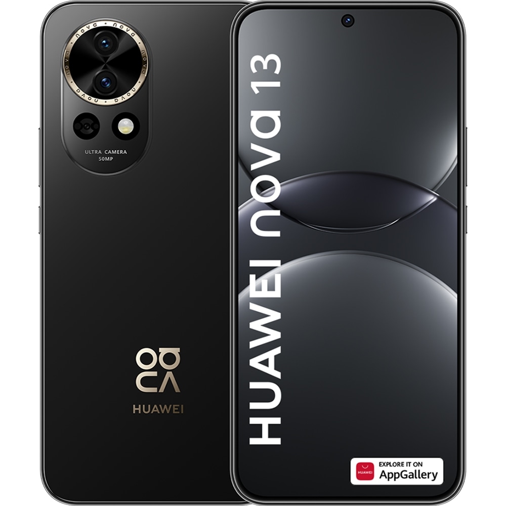 HUAWEI Nova 13, 256GB, 12GB RAM, Dual SIM, Black