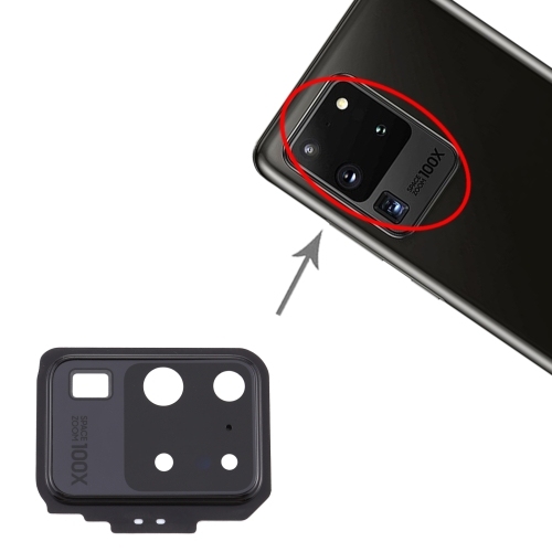 BACK CAMERA LENS SAMSUNG S20 Ultra / G988 (Black)