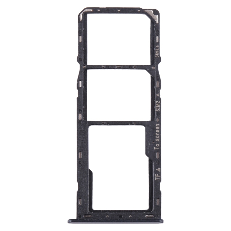For Samsung Galaxy A22 5G SM-A226B Original Sim Card Tray + Sim Card Tray + Micro SD Card Tray (Blac