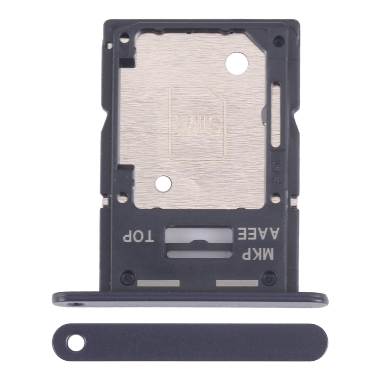For Samsung Galaxy A15 4G SM-A155F Original Sim Card Tray + Sim / Micro SD Card Tray (Black)