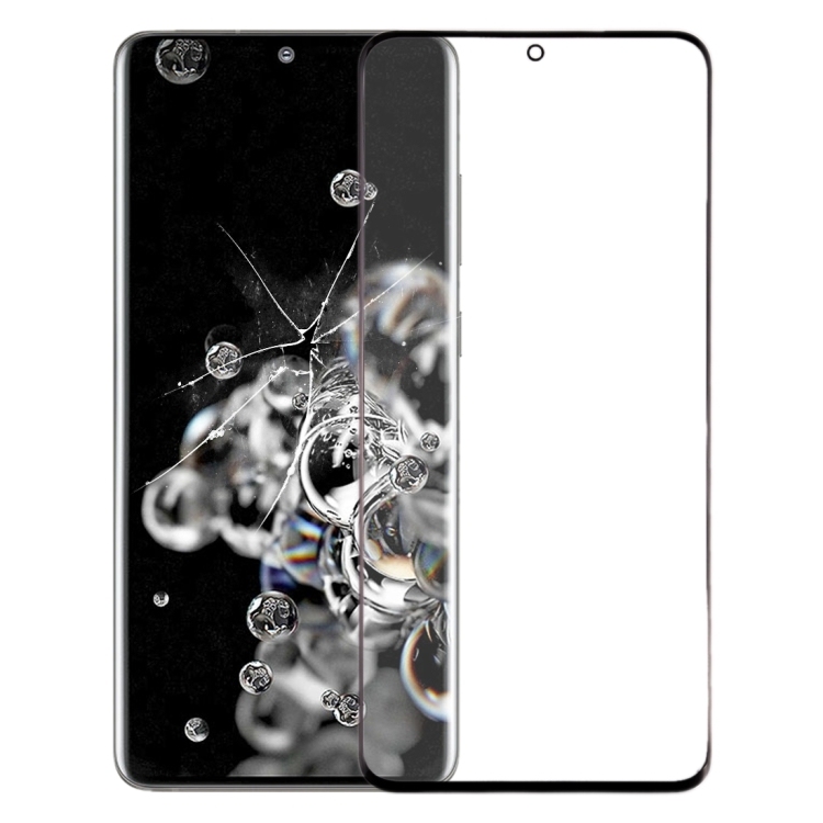 OUTER GLASS LCD SAMSUNG Note 20 Ultra BLACK WITH OCA