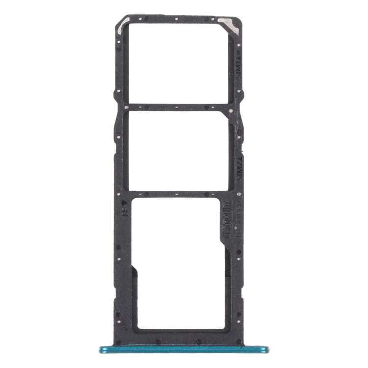SIM Card Tray + SIM Card Tray + Micro SD Card Tray for Huawei P Smart 2021 (Green)